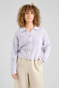 Strickjacke Rosendal Crochet Thistle Lila